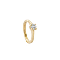 'The Eternity' 9ct Gold Round 0.5ct Lab Grown Diamond Claw Engagement Ring