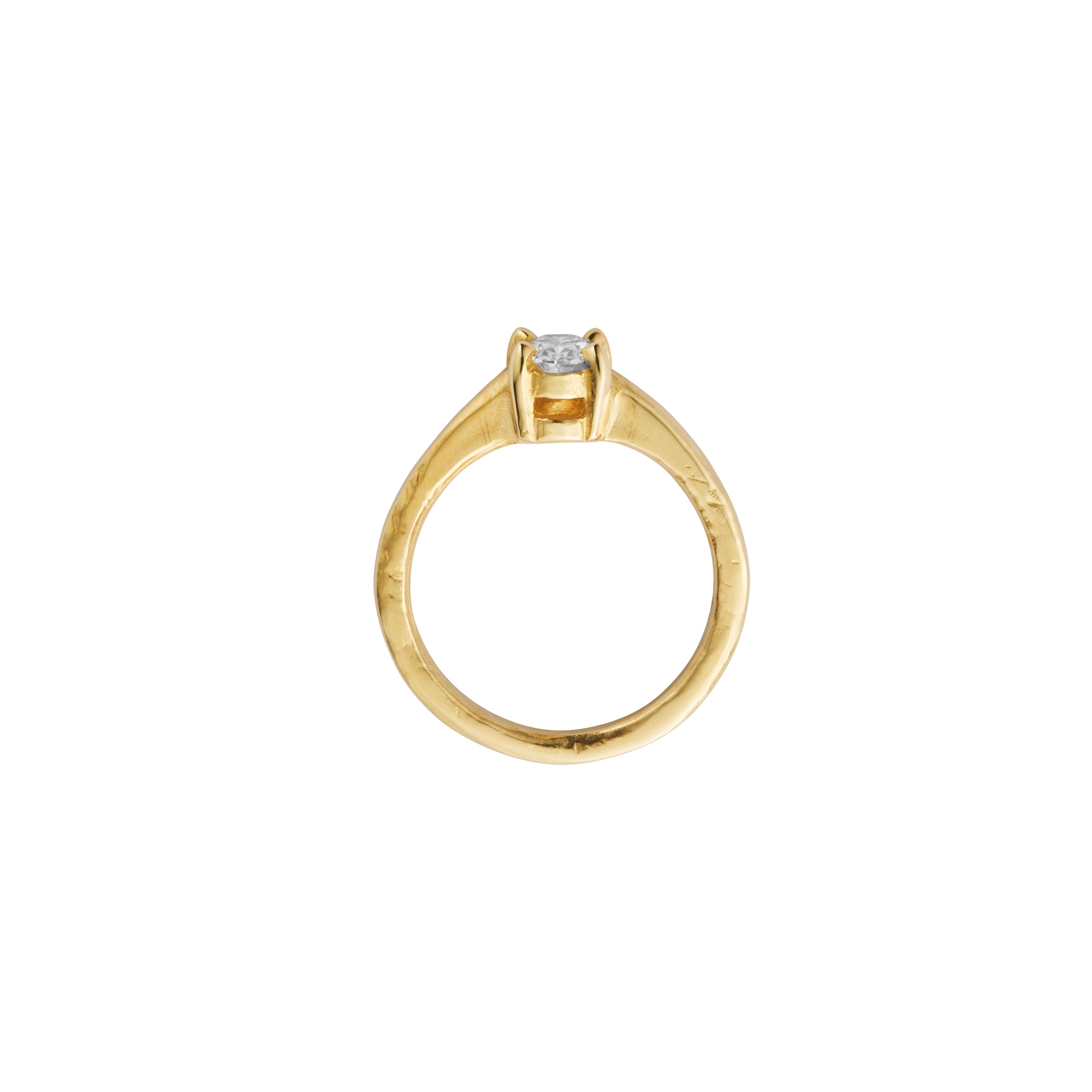 'The Eternity' 9ct Gold Round 0.5ct Natural Diamond Claw Engagement Ring