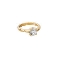 'The Eternity' 9ct Gold Round 1ct Natural Diamond Claw Engagement Ring