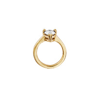 'The Muse' 9ct Gold Pear 2ct Lab Grown Diamond Claw Engagement Ring