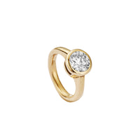 'The Eternity' 9ct Gold Round 2ct Lab Grown Diamond Bezel Engagement Ring