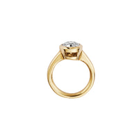 'The Eternity' 9ct Gold Round 2ct Lab Grown Diamond Bezel Engagement Ring