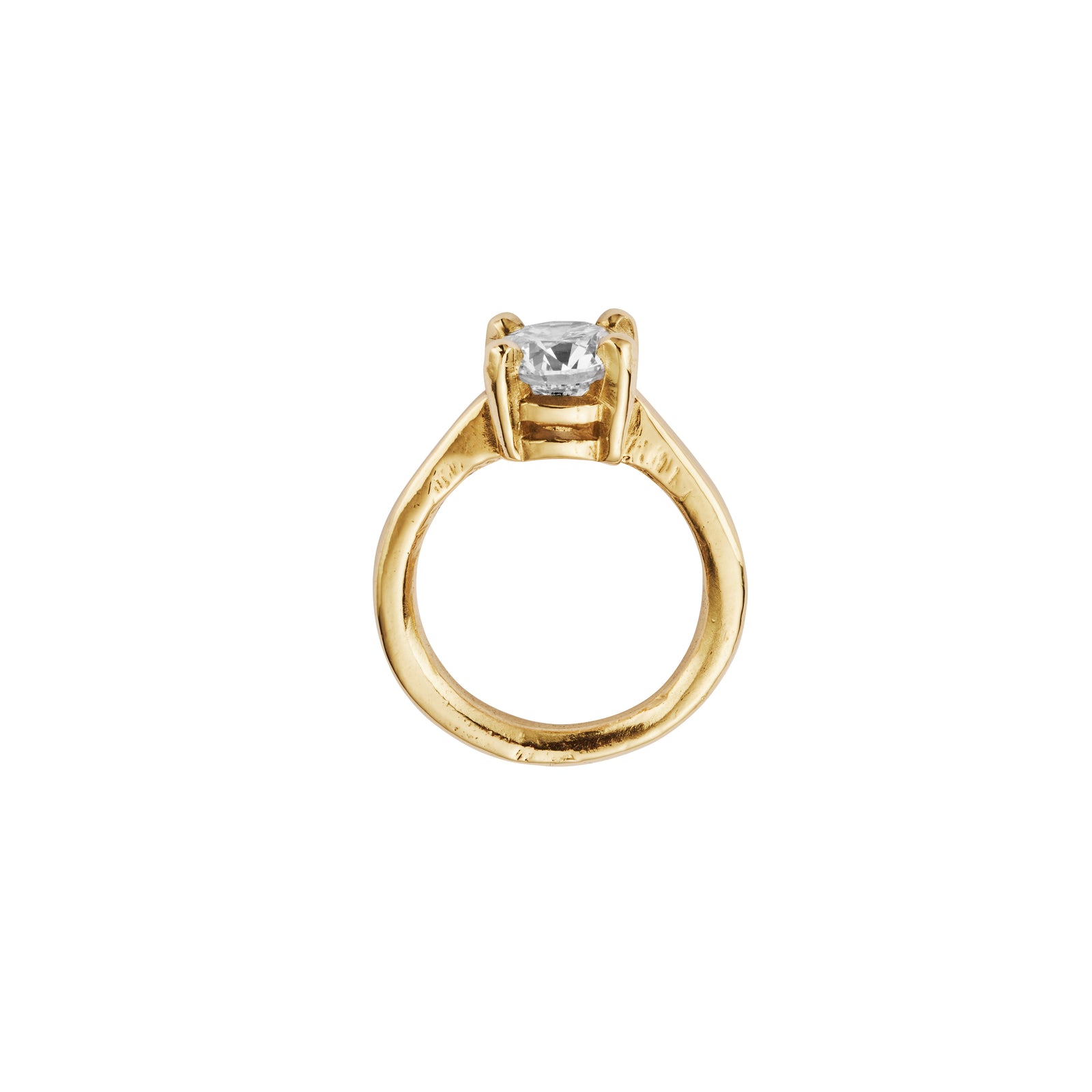 'The Eternity' 9ct Gold Round 2ct Lab Grown Diamond Claw Engagement Ring