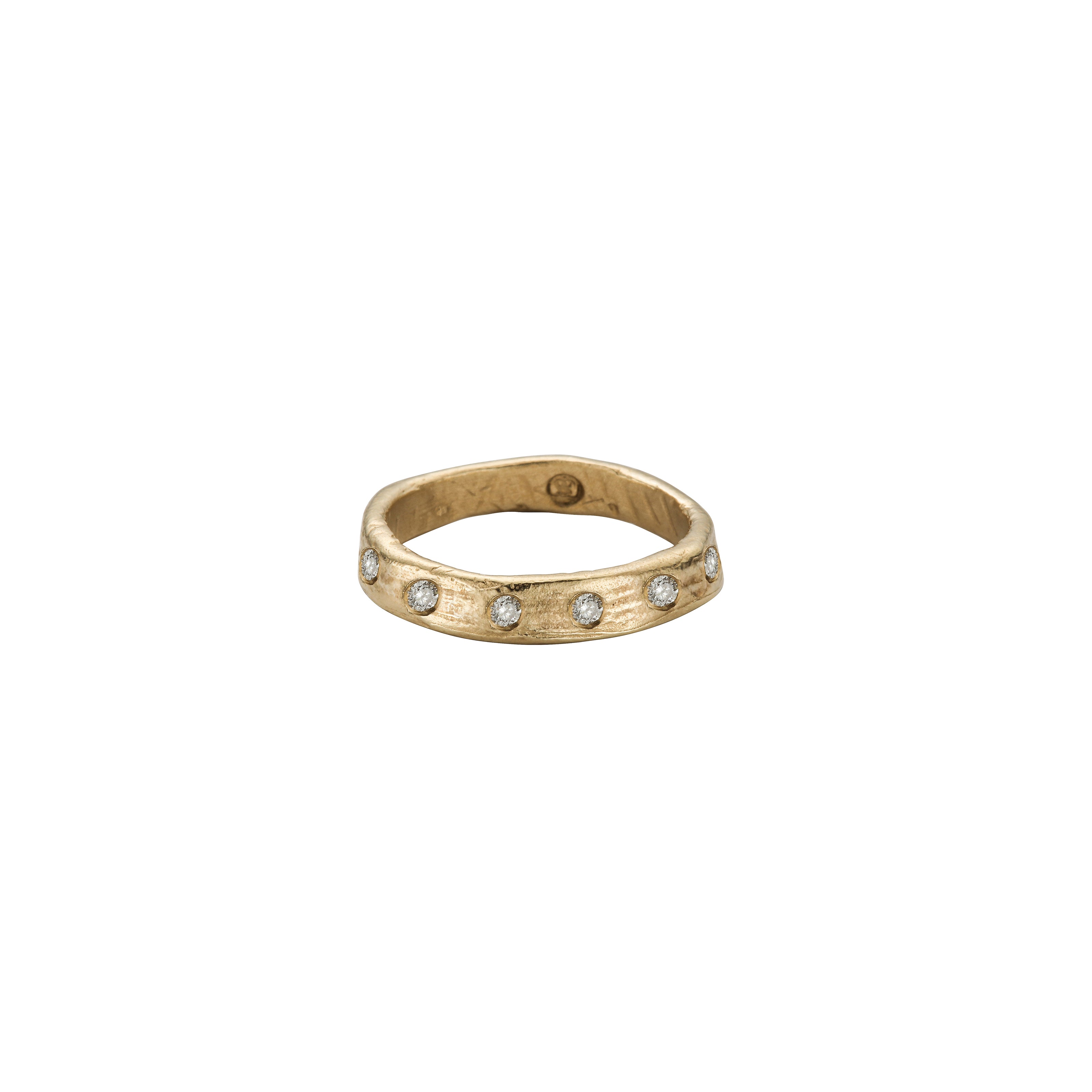 Ladies' 9ct Gold Midi Posey Ring