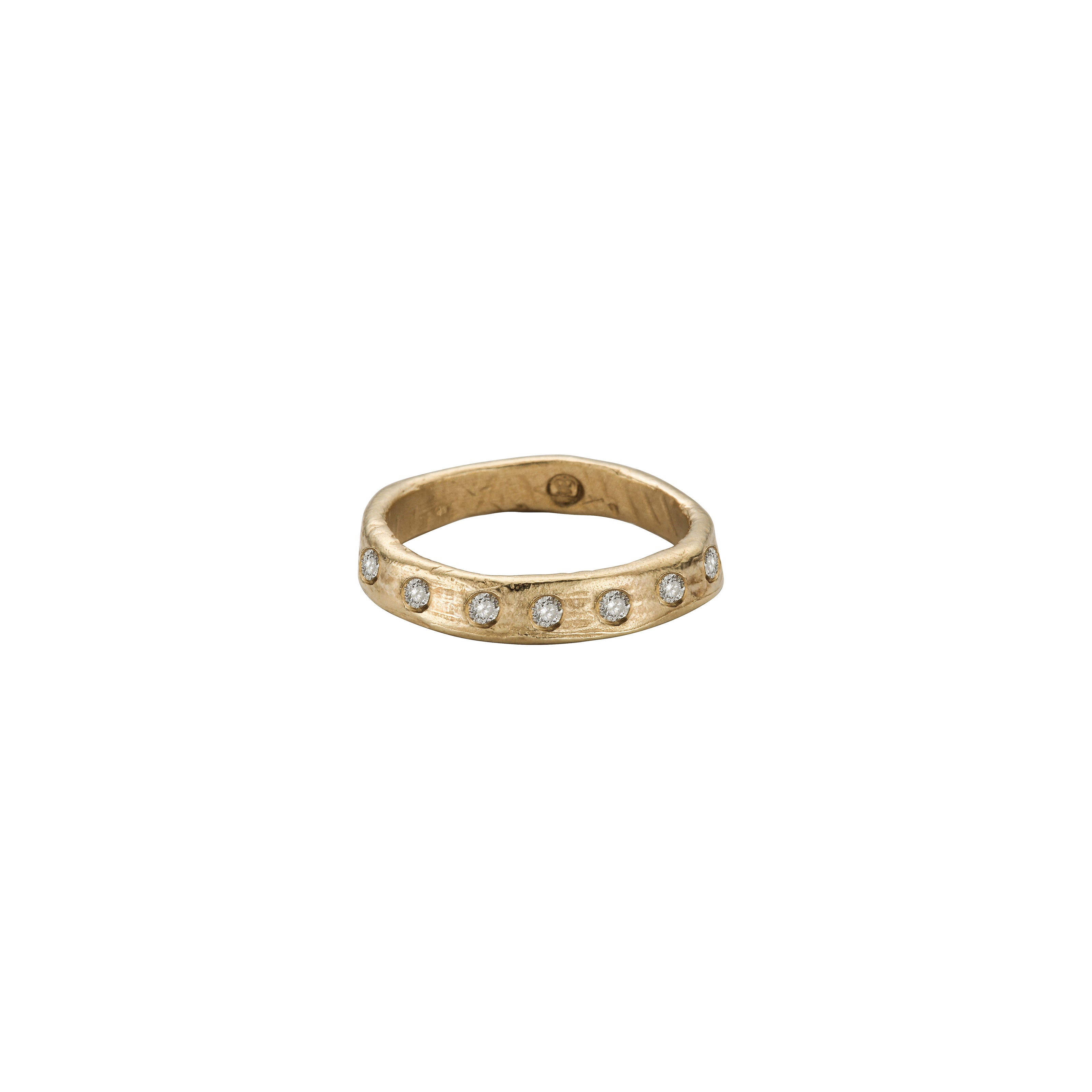 Ladies' 9ct Gold Midi Posey Ring