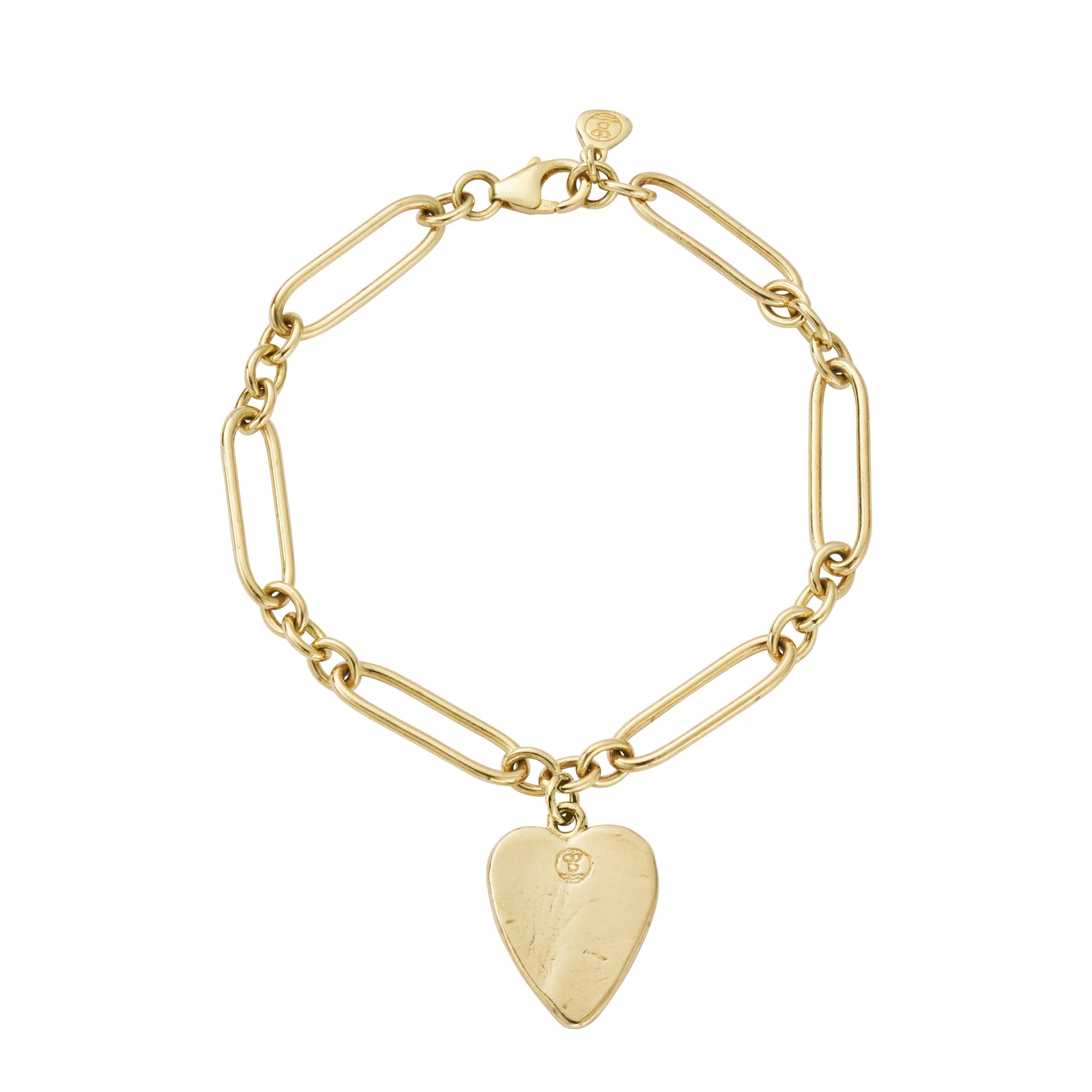 Gold 'Always With Me' Love Token Bracelet