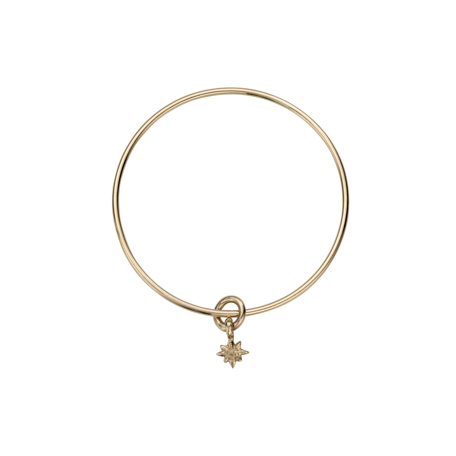 Gold Baby North Star Bangle