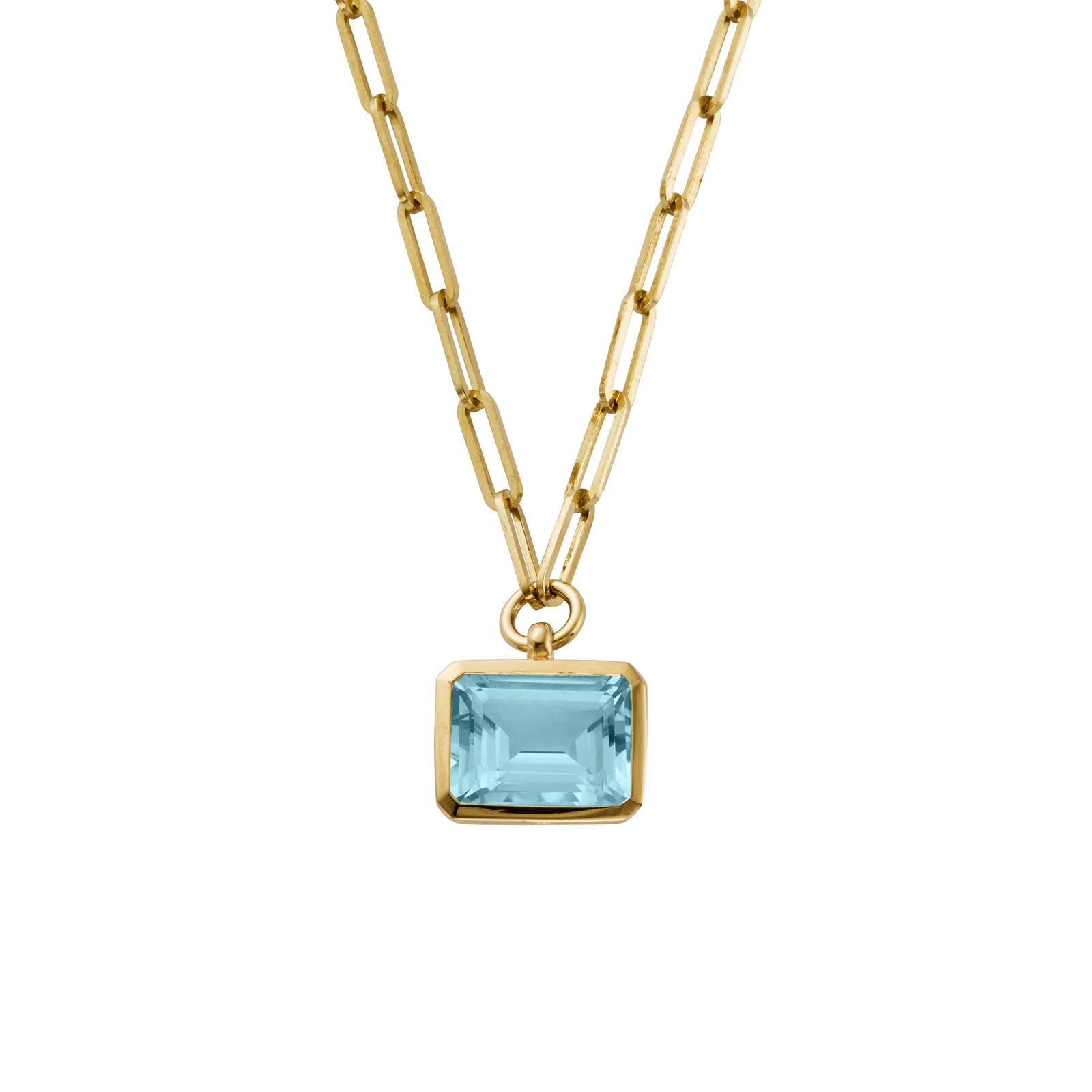 Gold Juno Blue Topaz Gift Set