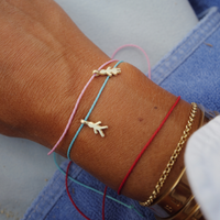 Gold Little Boy Cord Bracelet