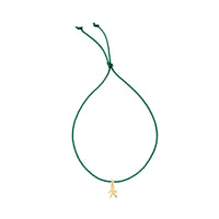 Gold Little Boy Cord Bracelet