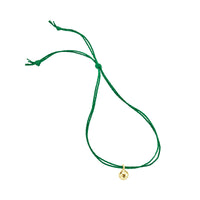 Gold DD Tennis Ball Cord Bracelet