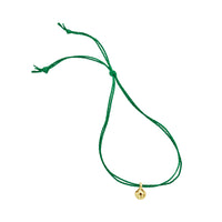 Gold DD Tennis Ball Cord Bracelet