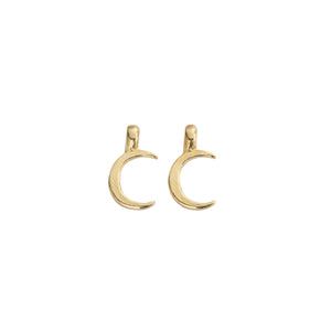 Gold Mini Crescent Moon Earring Charms