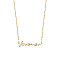 Gold 'Forever' Affirmation Necklace