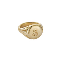 Gold Grandfather Signet Ring