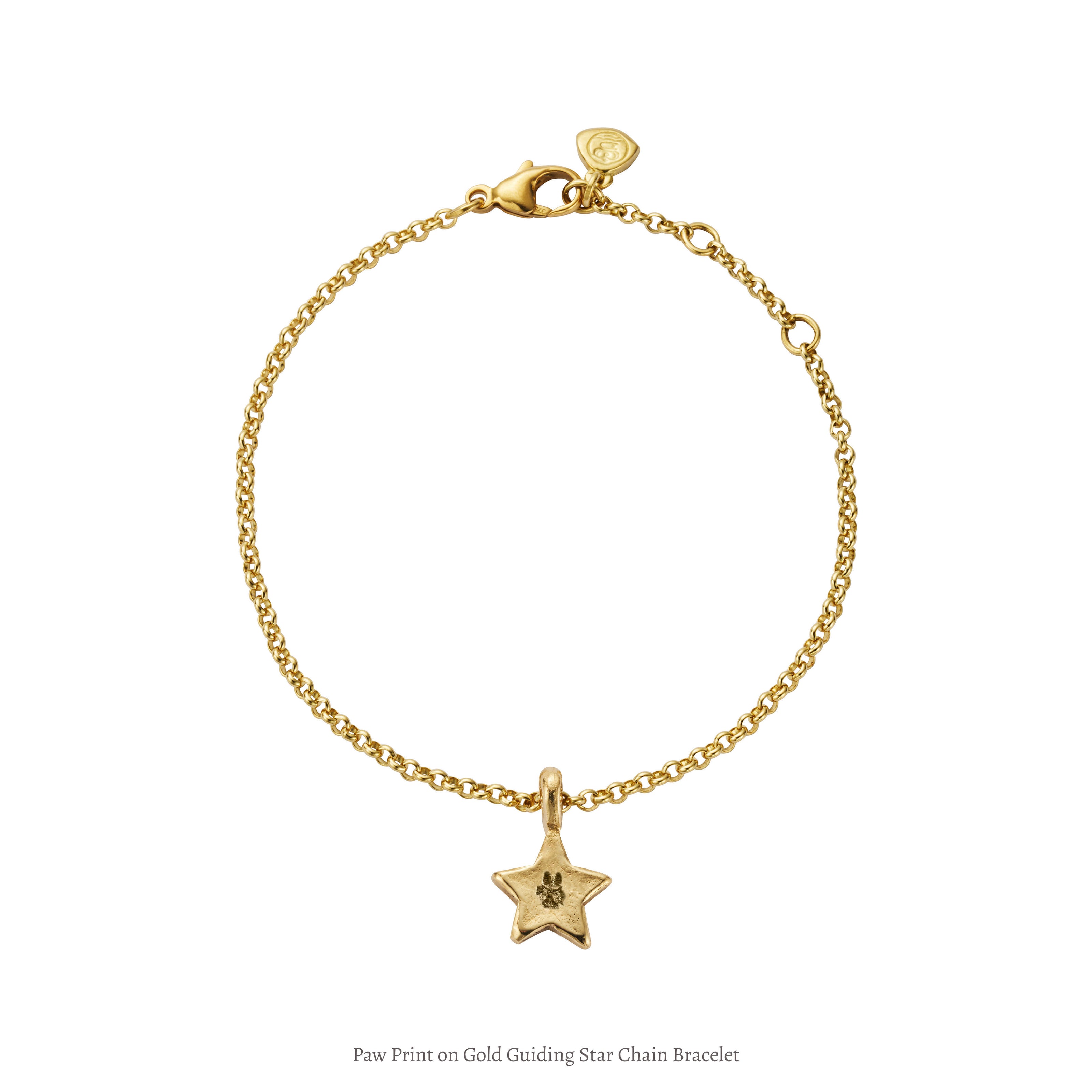 Gold Guiding Star Chain Bracelet