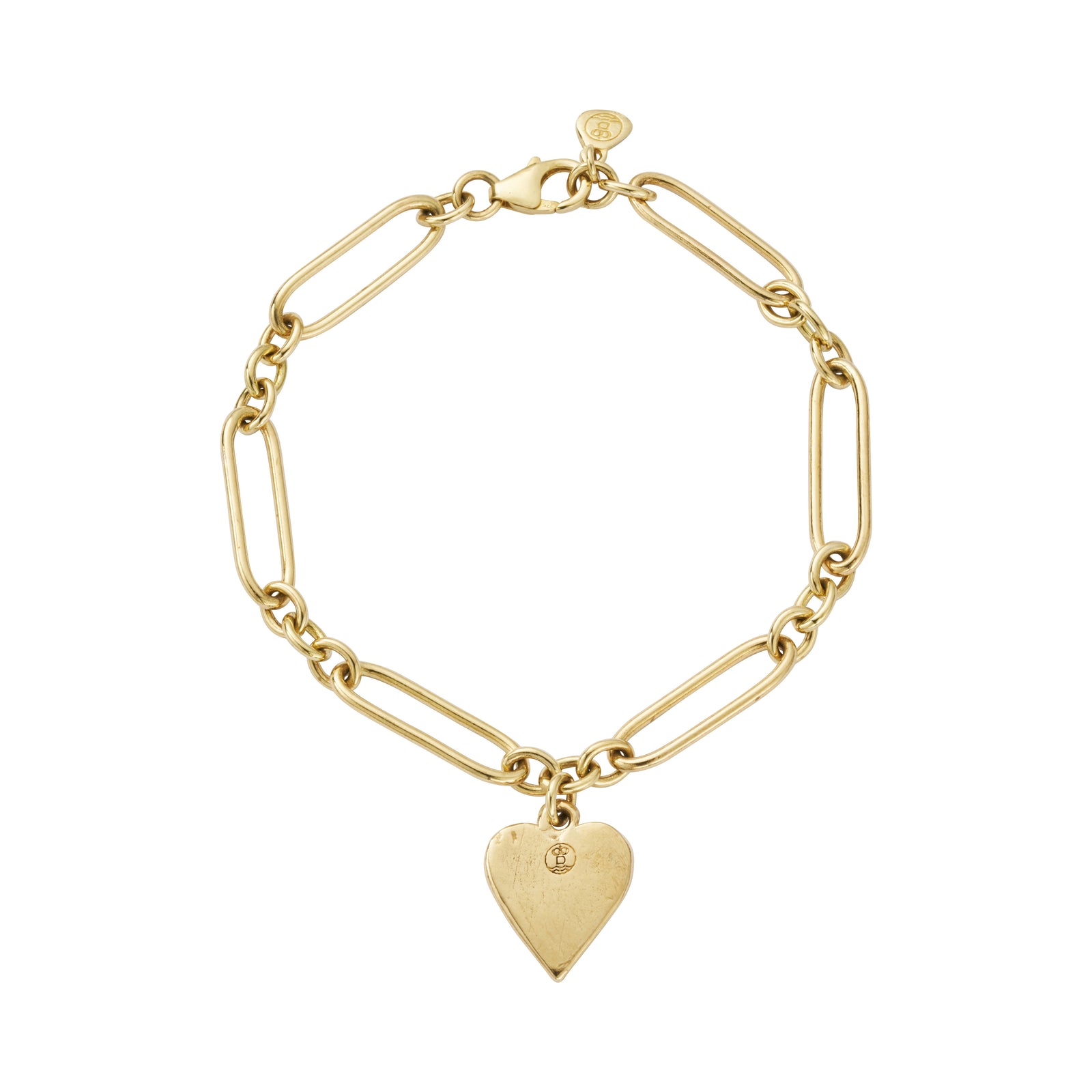 Gold 'I Love You' Love Token Bracelet