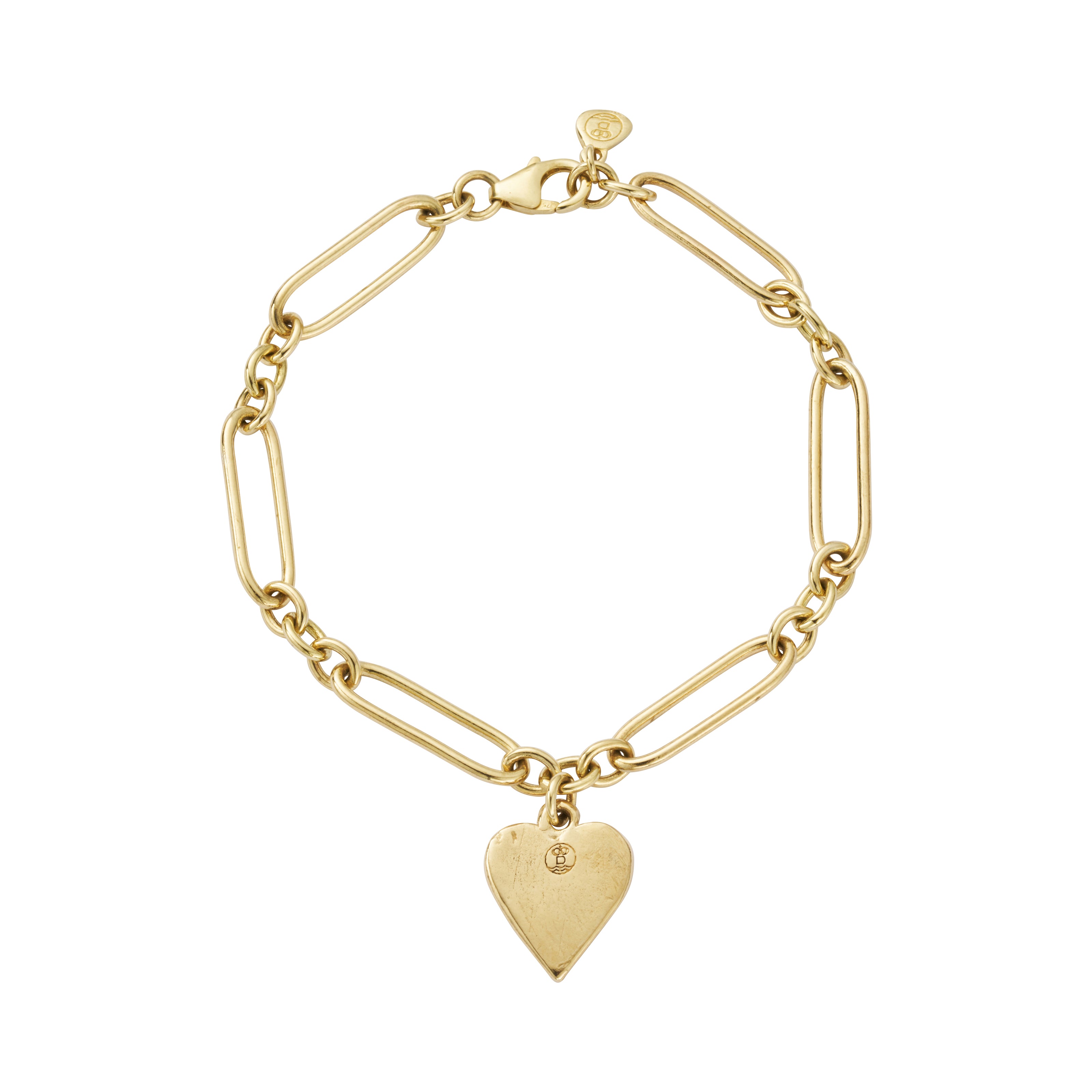 Gold 'I Love You' Love Token Bracelet