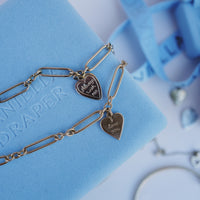 Gold 'I Love You' Love Token Bracelet