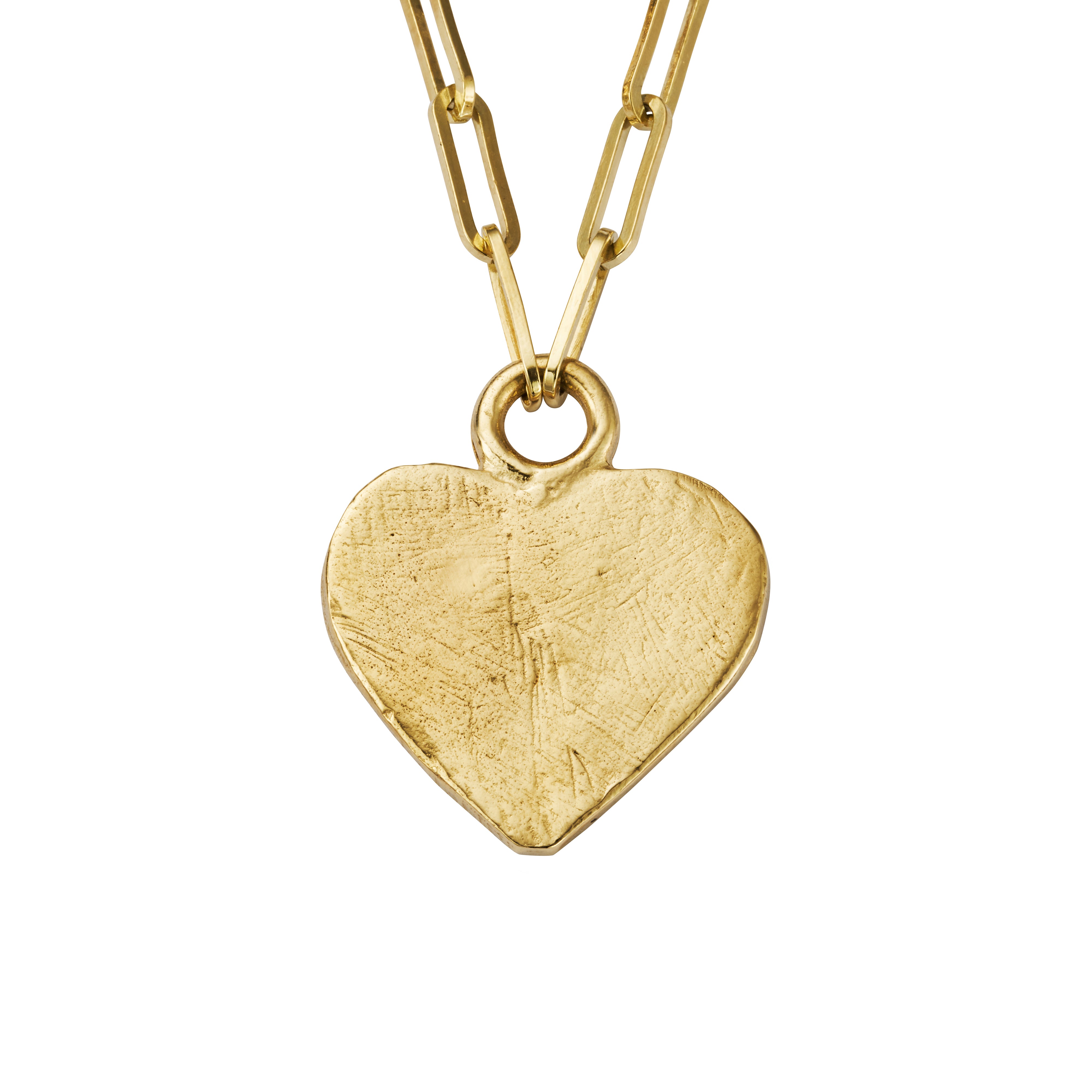 Gold Keepers Heart Trace Chain Necklace – Daniella Draper