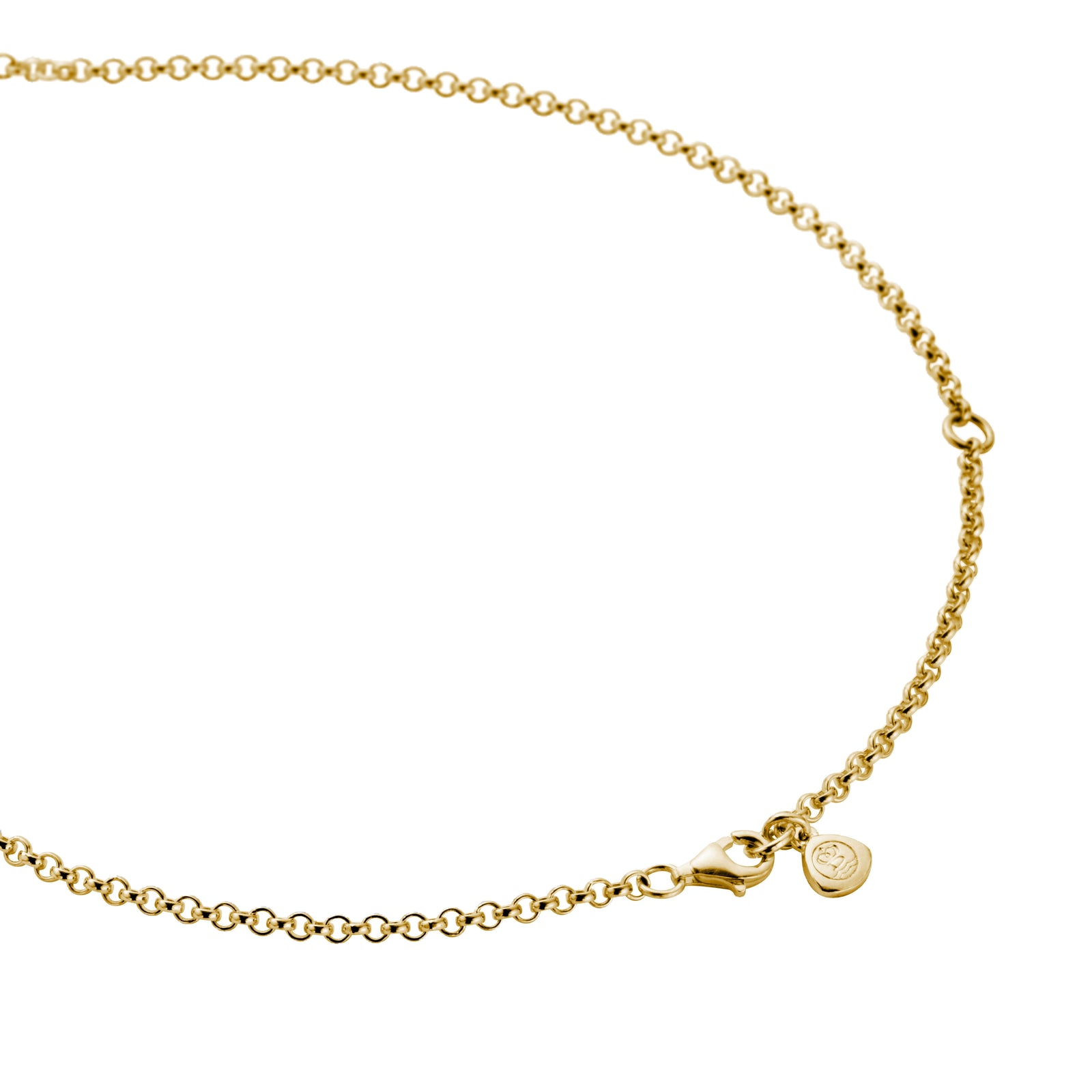 Gold Large Letter Necklace