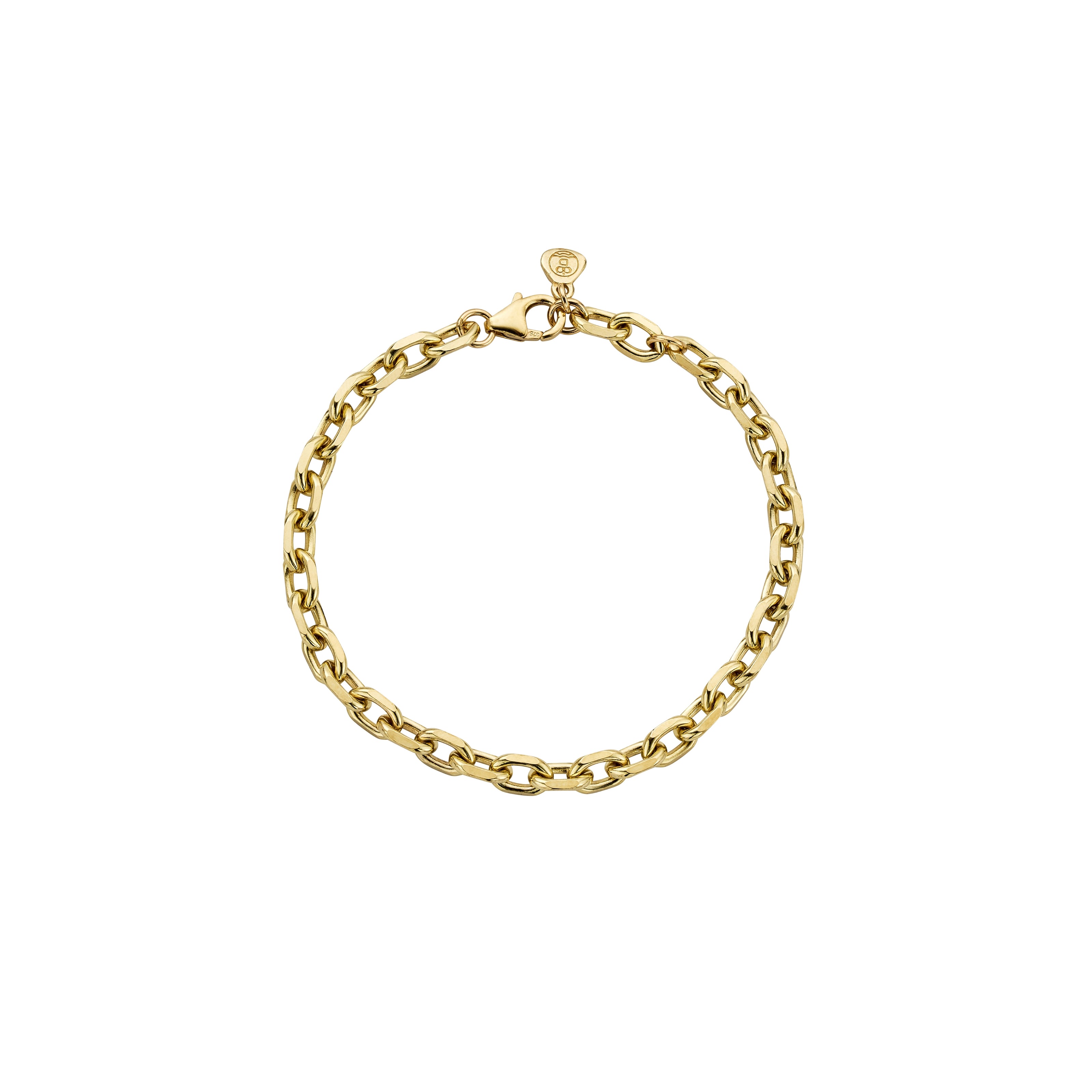 Gold Maxi Oxford Chain Bracelet
