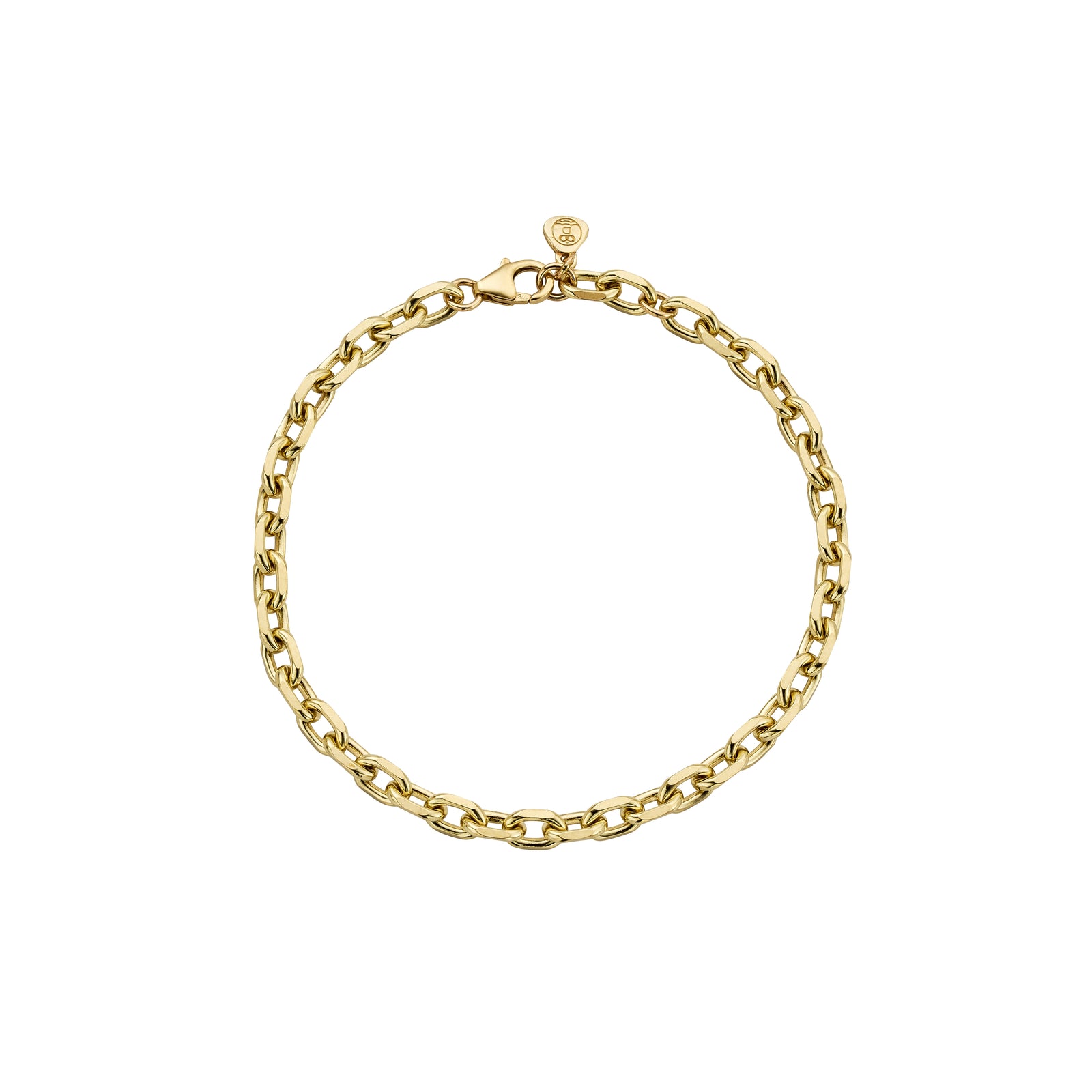 Gold Maxi Oxford Chain Bracelet