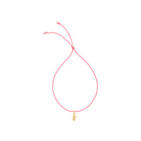 Gold Little Girl Cord Bracelet