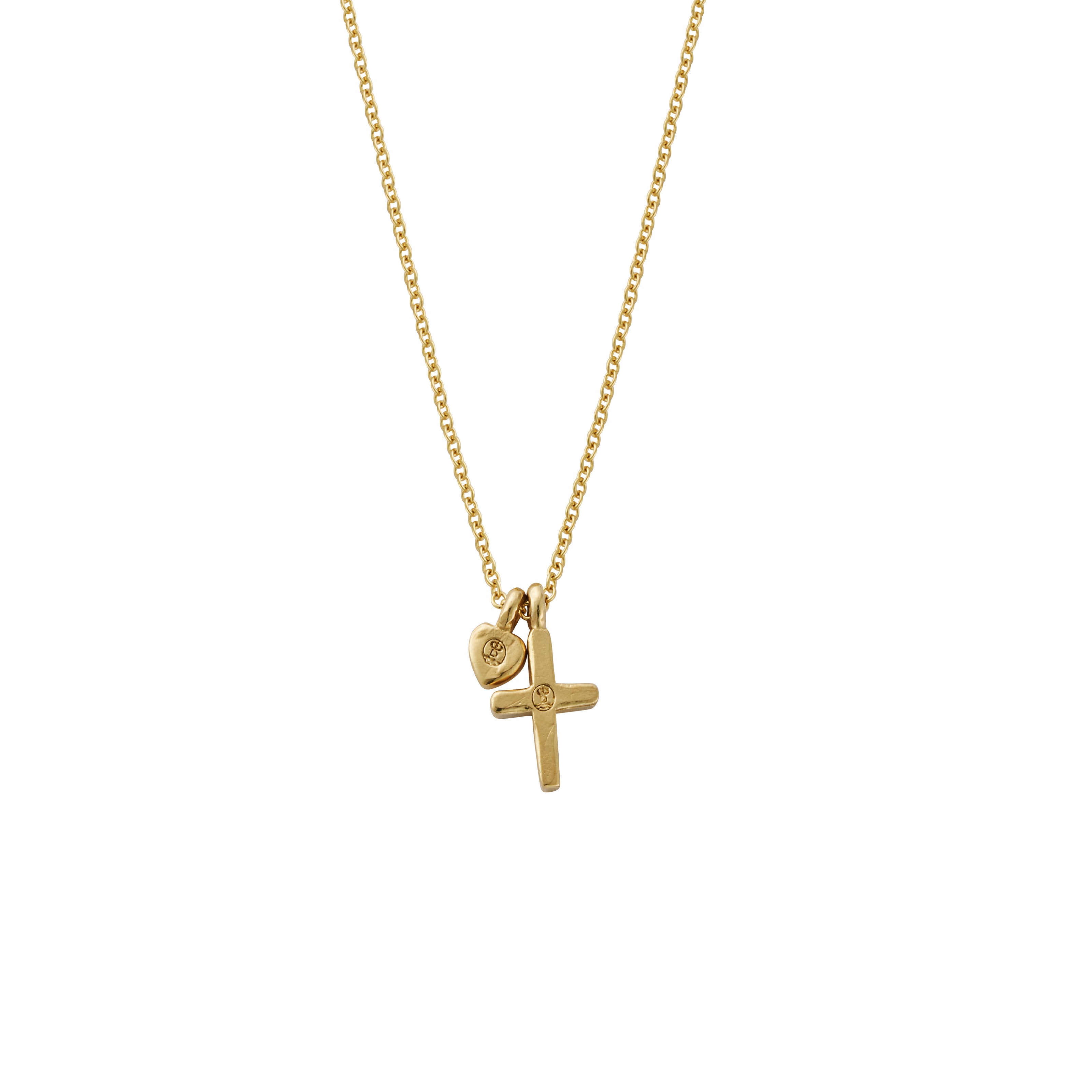 Gold Love & Heritage Charm Necklace