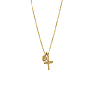 Gold Diamond Love & Heritage Charm Necklace