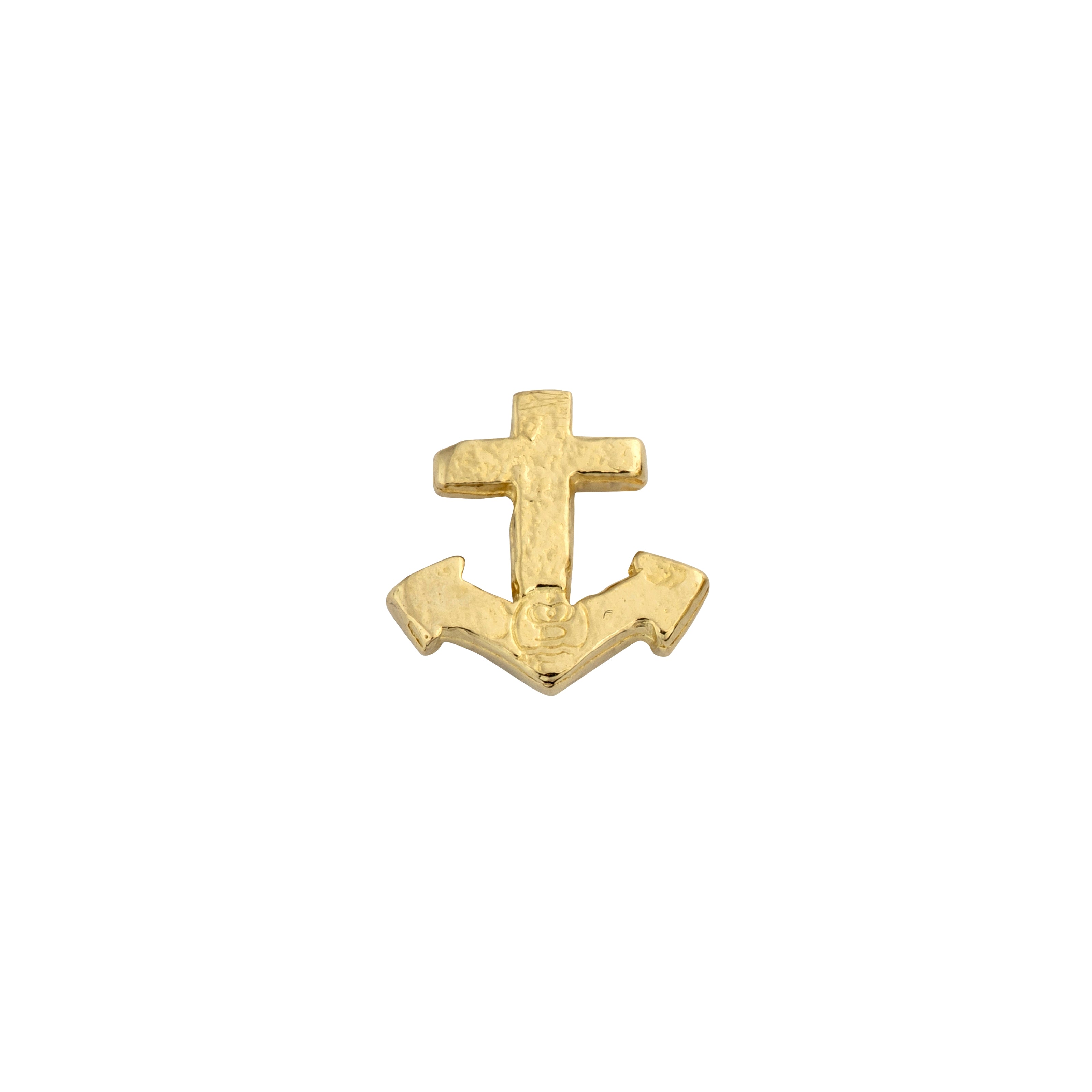 Gold Little Anchor Single Ear Charm