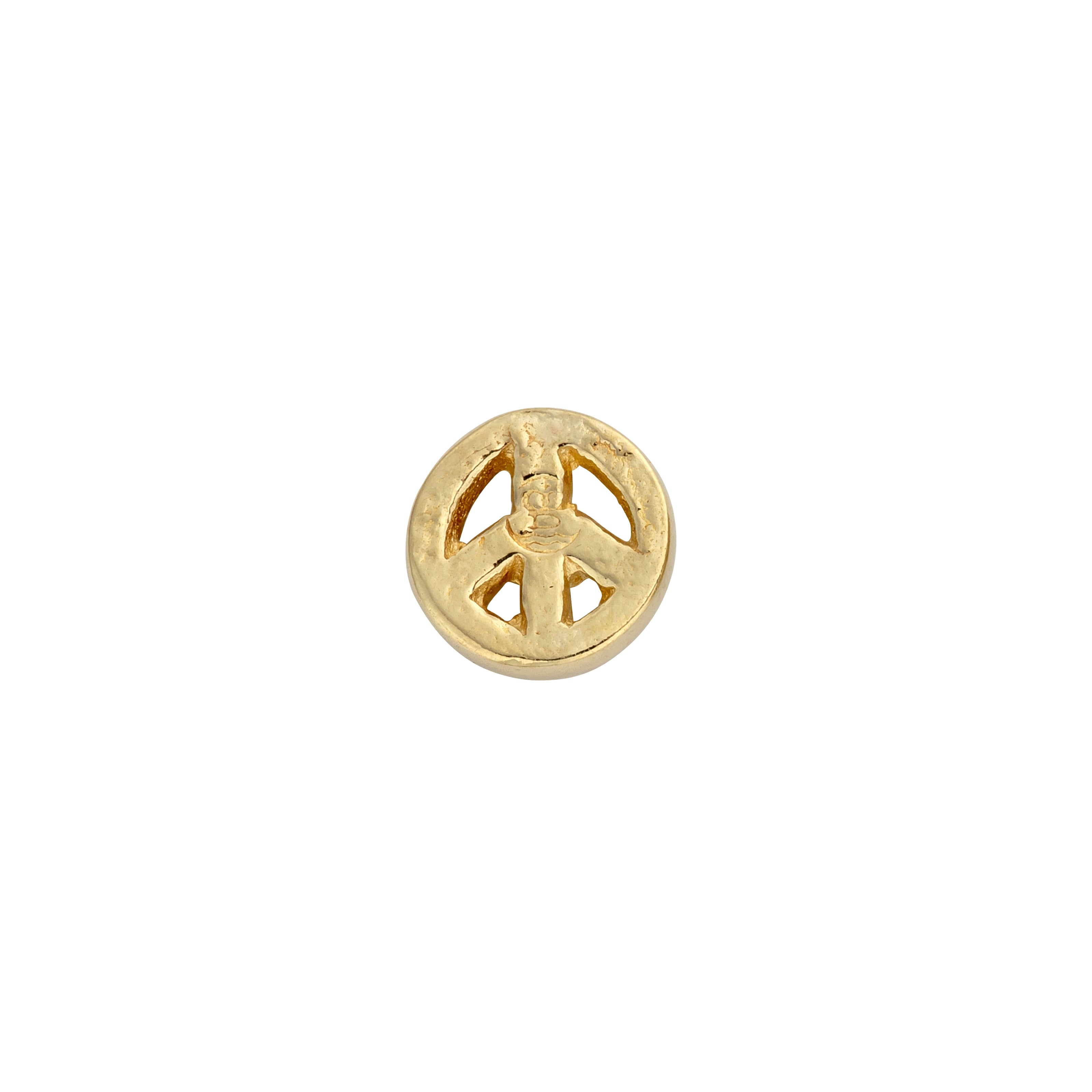 Gold Little Peace Single Ear Charm