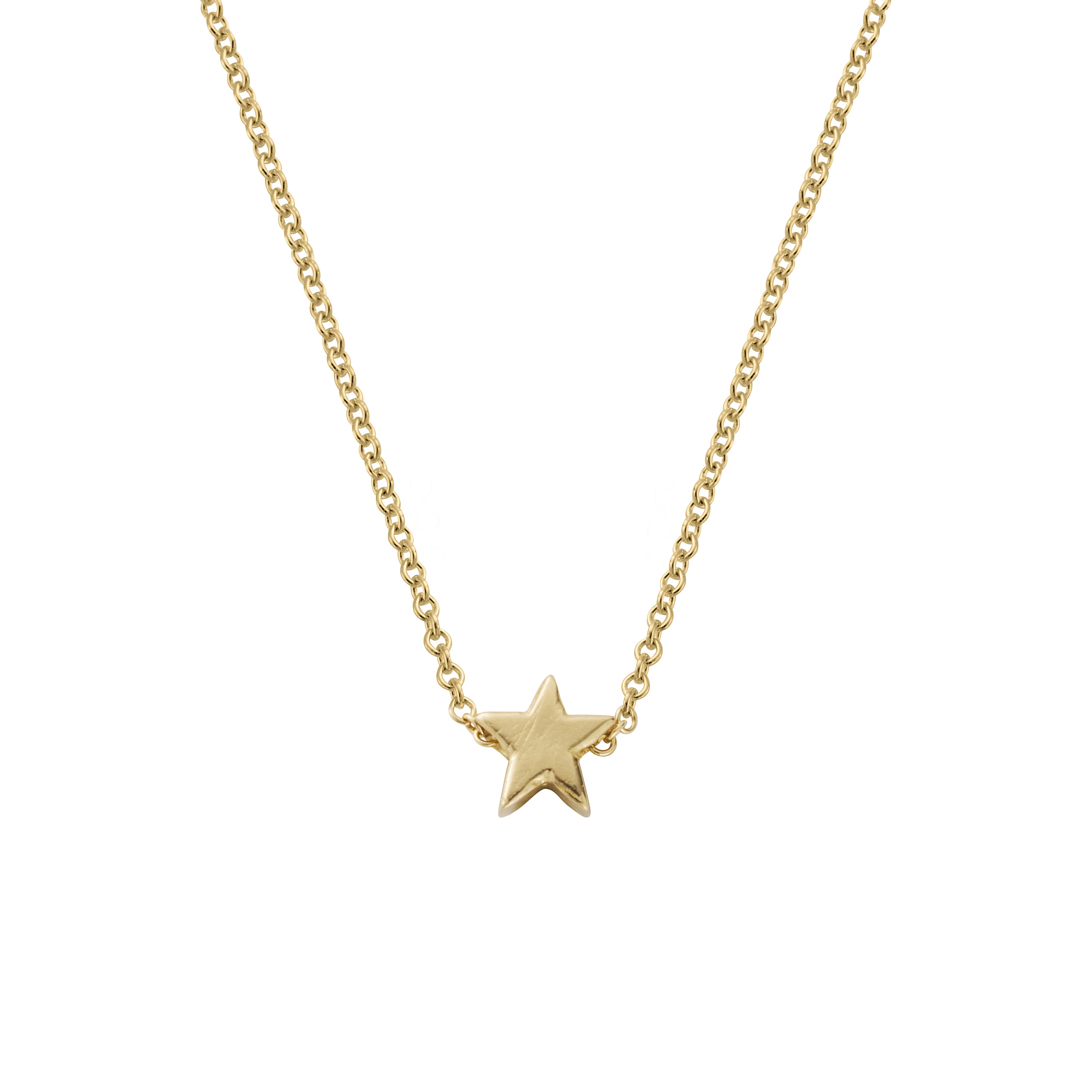 Gold Wishing Star Necklace