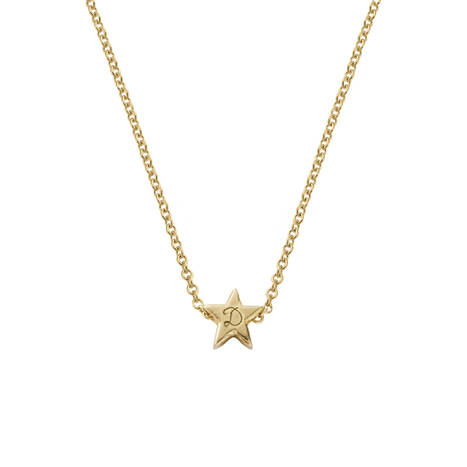 Gold Wishing Star Necklace