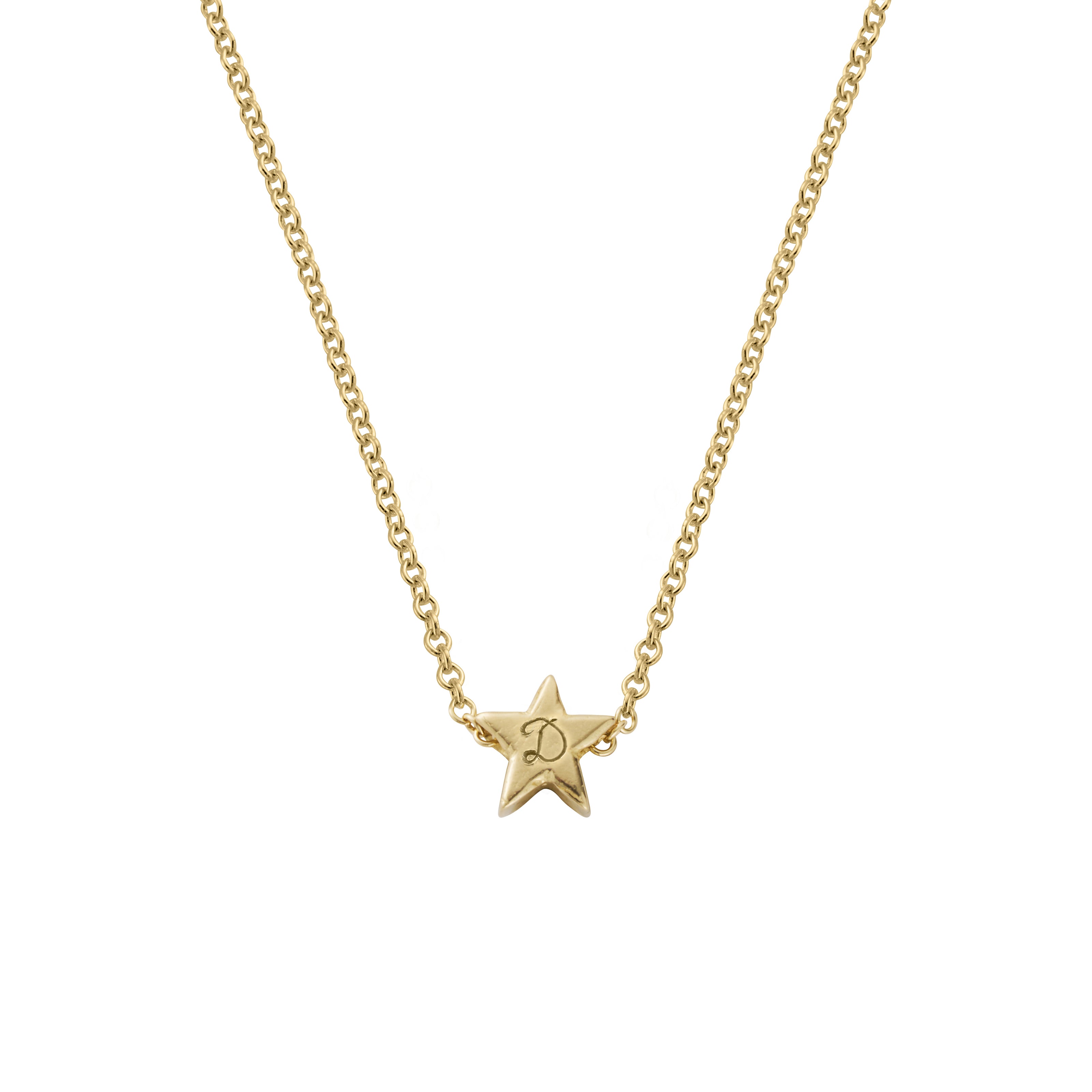 Gold Wishing Star Necklace