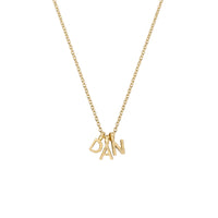 Gold Build Your Own Loose Charm Necklace