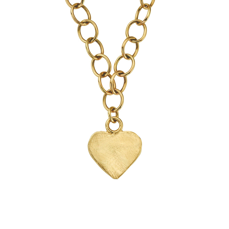 Gold Luxury Keeper's Heart Necklace