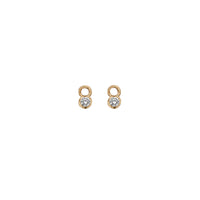 Gold Mini Diamond Earring Charms