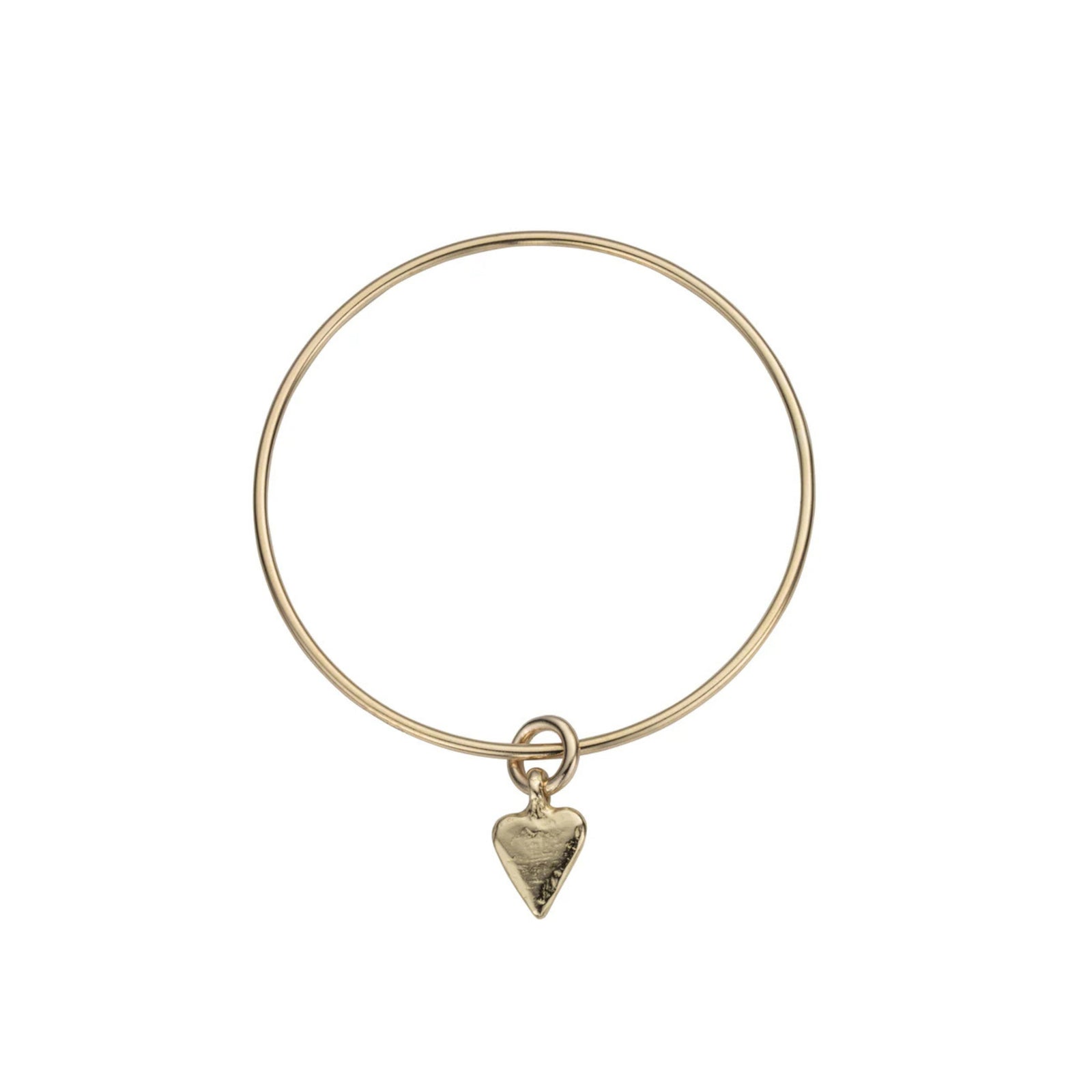 Gold Mini Heart Bangle