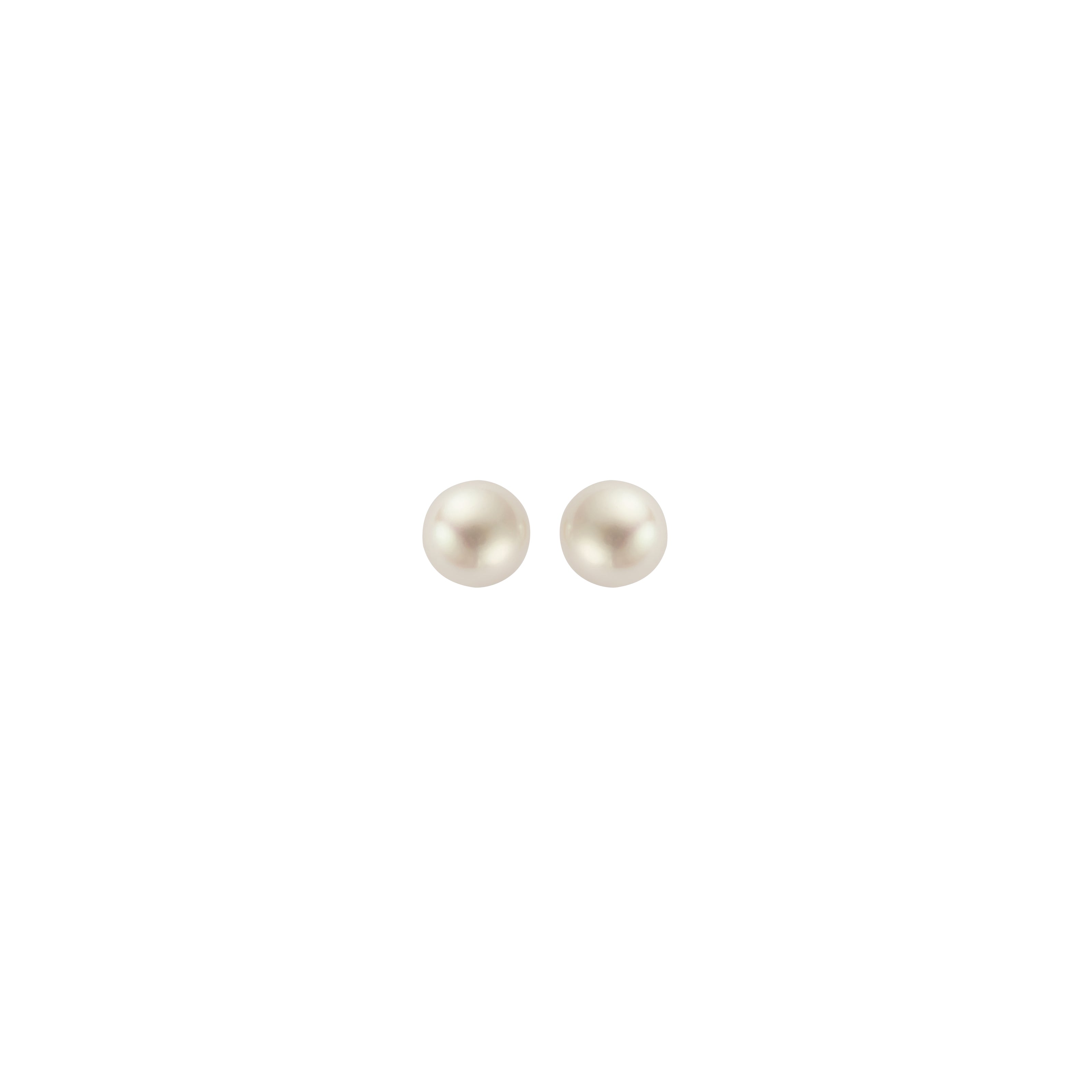 Gold Mini Pearl Stud Earrings