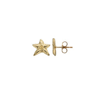 Gold Mini Star Stud Earrings