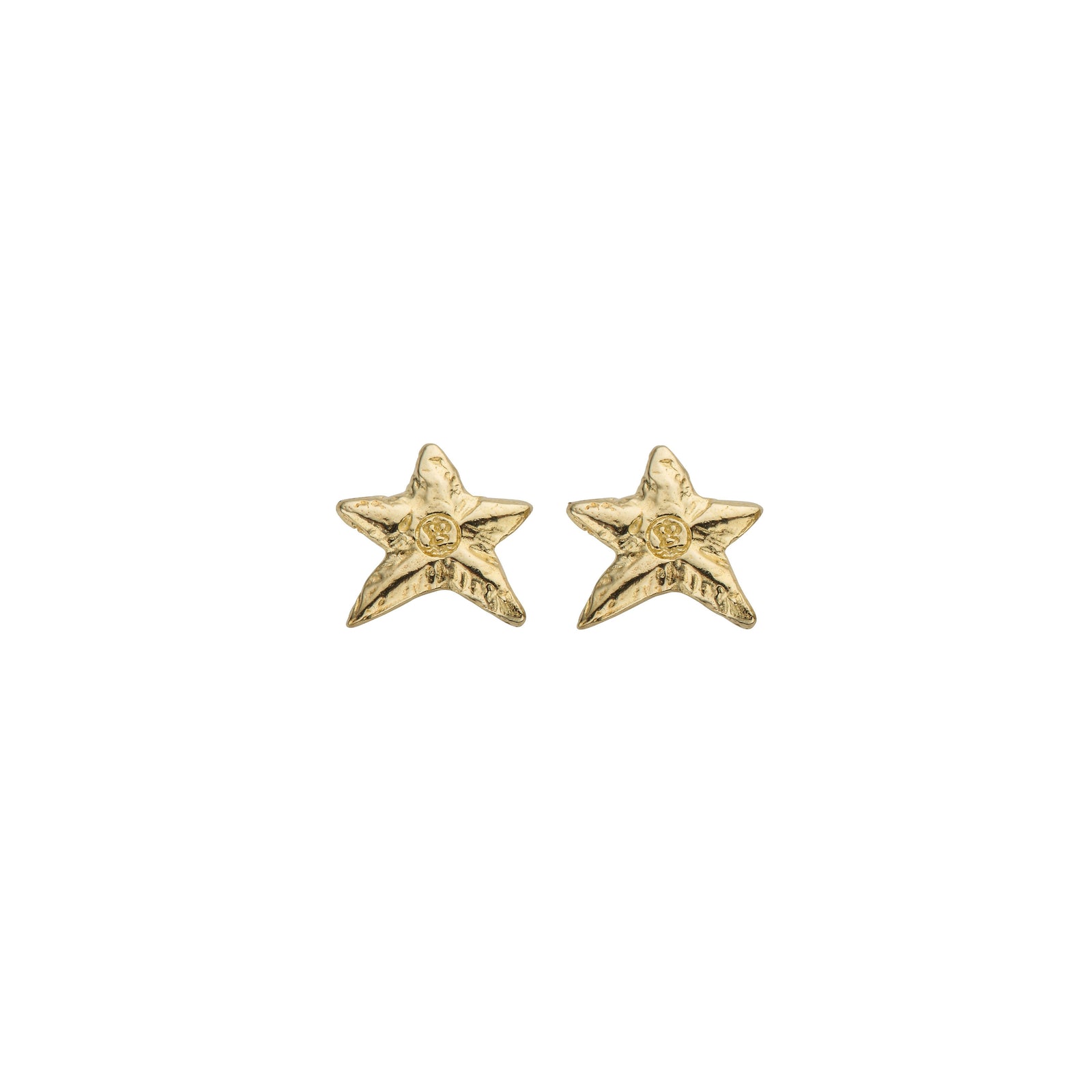 Gold Mini Star Stud Earrings