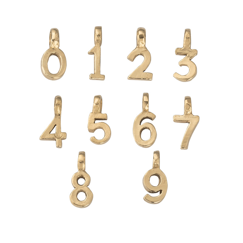 Gold Mini Alphabet Symbol