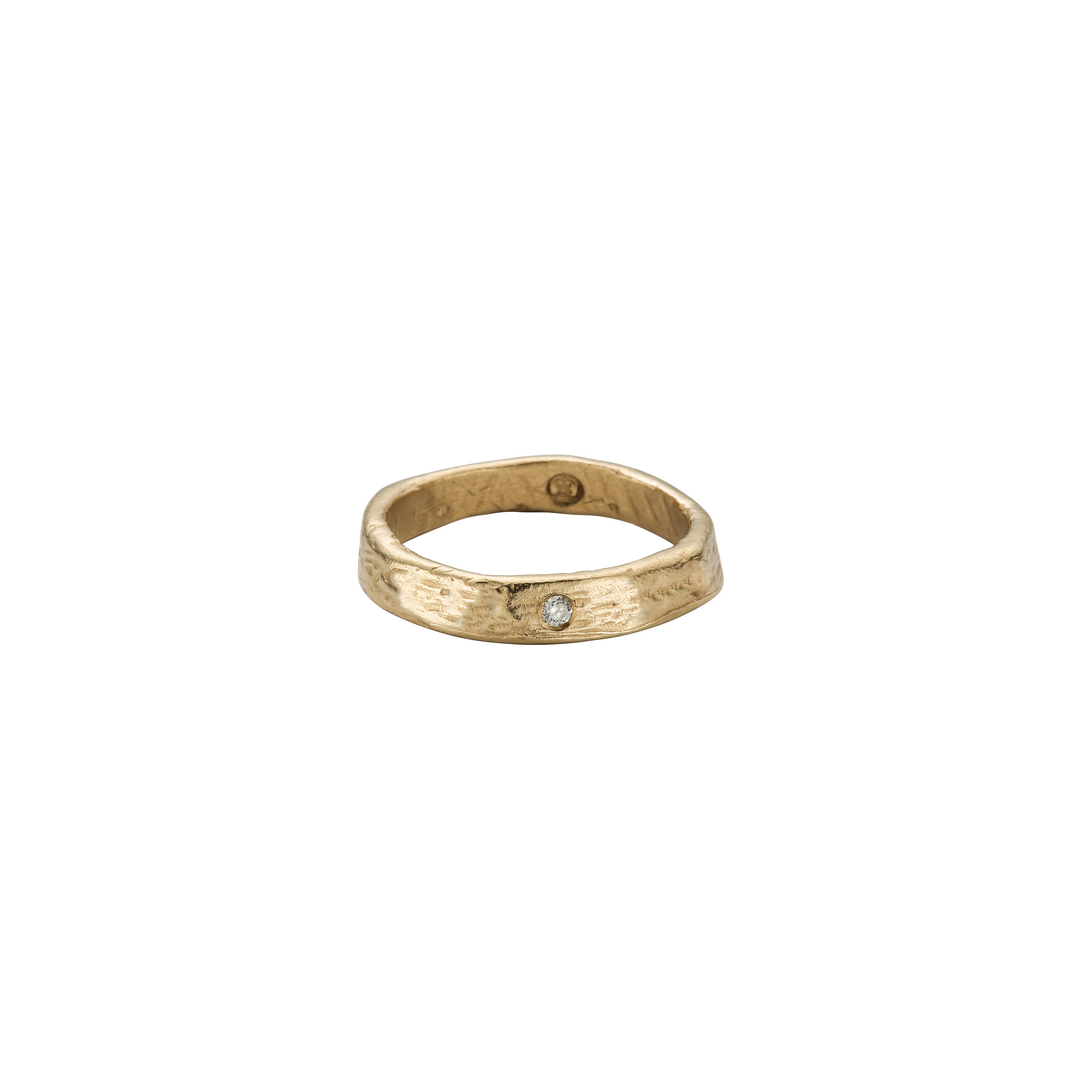 Ladies' 9ct Gold Midi Posey Ring