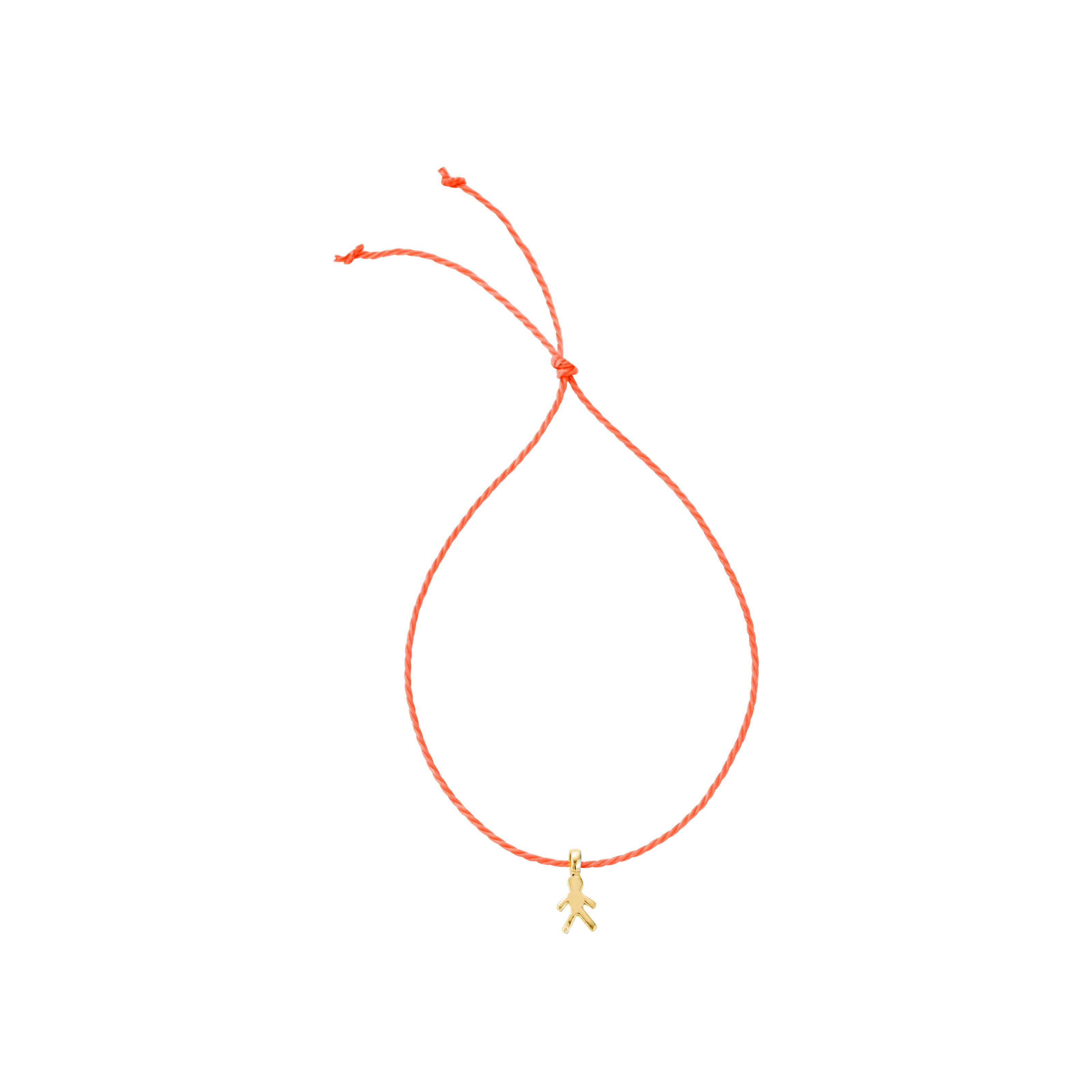 Gold Little Boy Cord Bracelet