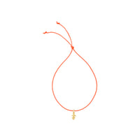 Gold Little Girl Cord Bracelet