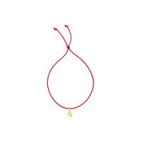 Gold Little Boy Cord Bracelet