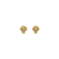 Gold Tiny Scallop Shell Ear Charm