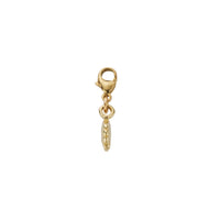 Gold Mini Scallop Shell Lobster Charm