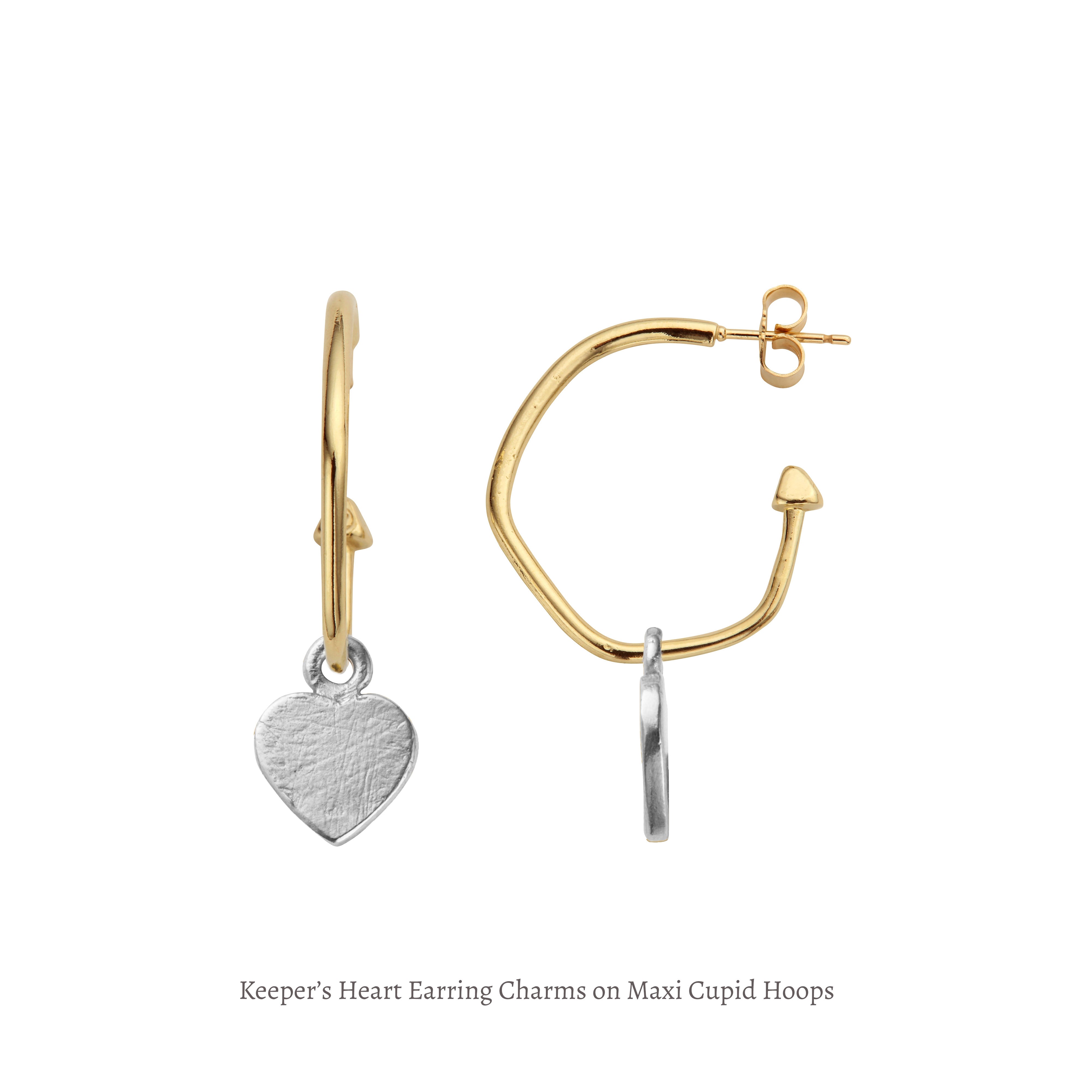 KEEPER'S HEART EARRING CHARMS – Daniella Draper
